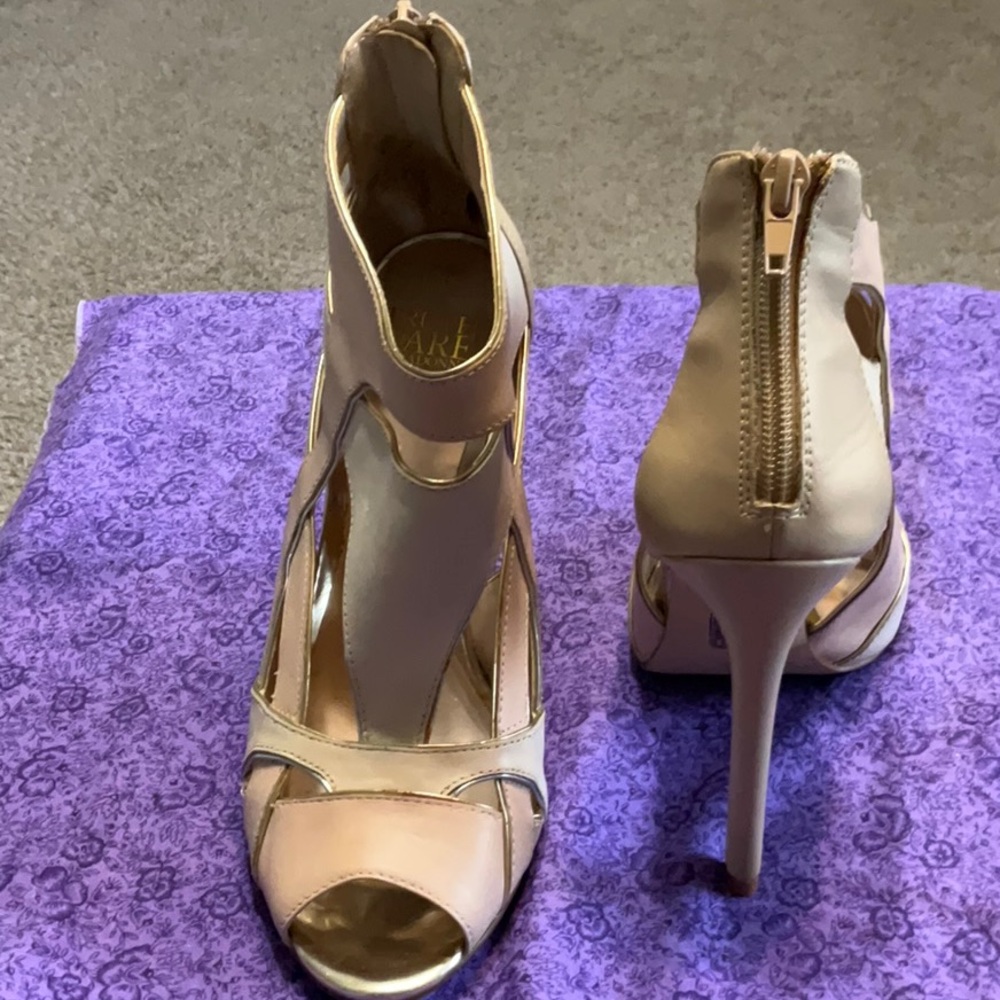 Truth or Dare by Madonna Beige Heels